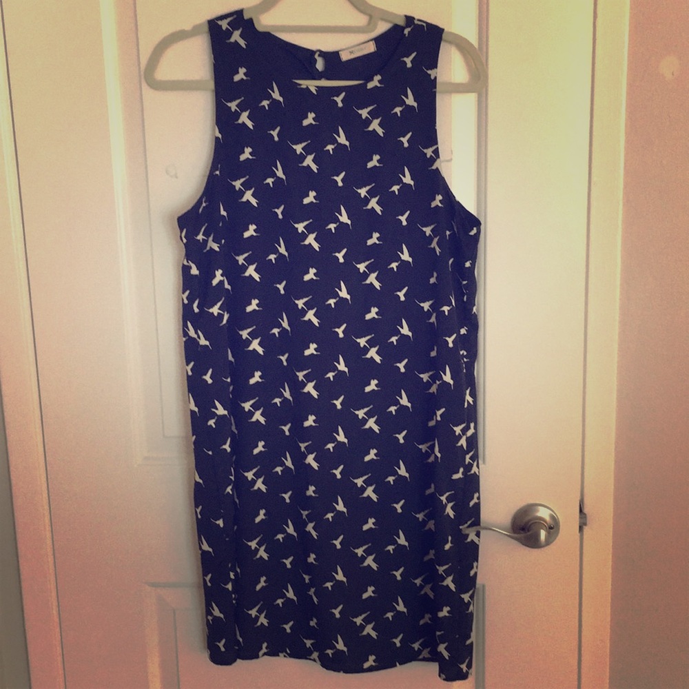 Every Hummingbird Sleeveless Shift Dress